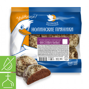 Пряники "Фестивальные" 300г*16, цв.пл.