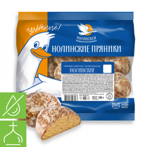 Пряники "Нолинские" 300г*16, цв.пл. Пряники "Нолинские" 300г*16, цв.пл.
