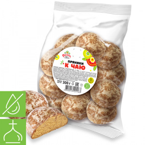 Пряники заварные "К чаю" фас Пряники "К чаю" 300г*16
