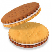 Крекер "Кремделисс" шоколадно-сливочный с начинкой 3,1 кг