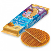 Вафли "Мамины Ладошки" с молочной карамелью 225г*15