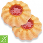 Печенье "Курабье" с малиновым джемом 3 кг