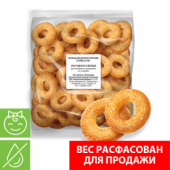 Печенье сдобное "Сдобные колечки" с сахаром 2,8 кг, дет.пит. (ф)