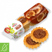 Печенье "Задумка" крем вареная сгущенка 360г*24, цв.пл.