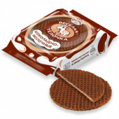 Вафли "Веселая телочка" шоколадно-молочные 150г*24