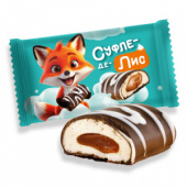 Конфеты сбивные глазированные "Суфле-де-Лис" с вареной сгущенкой 1,7 кг, цв.пл.