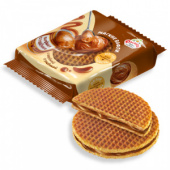 Вафли "Мягкие вафли" с вареной сгущенкой 150г*24