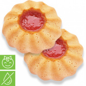 Печенье "Курабье" с малиновой начинкой 3 кг, дет.пит.