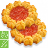 Печенье "Арабеска" с клубничной начинкой 3 кг, дет.пит.