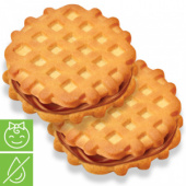 Печенье сдобное "Домашние вафельки" с вареной сгущенкой 4 кг, дет.пит.